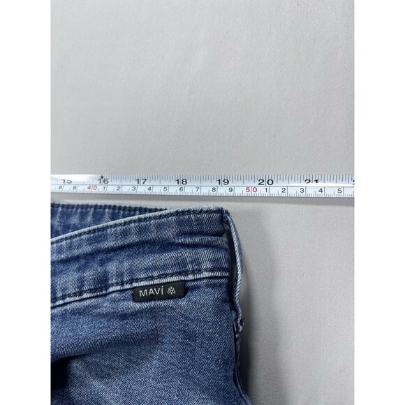 Mavi Max Relaxed Wide Leg Denim Jeans Men's W38 L31 Blue Mid Wash - Picture 8 of 11